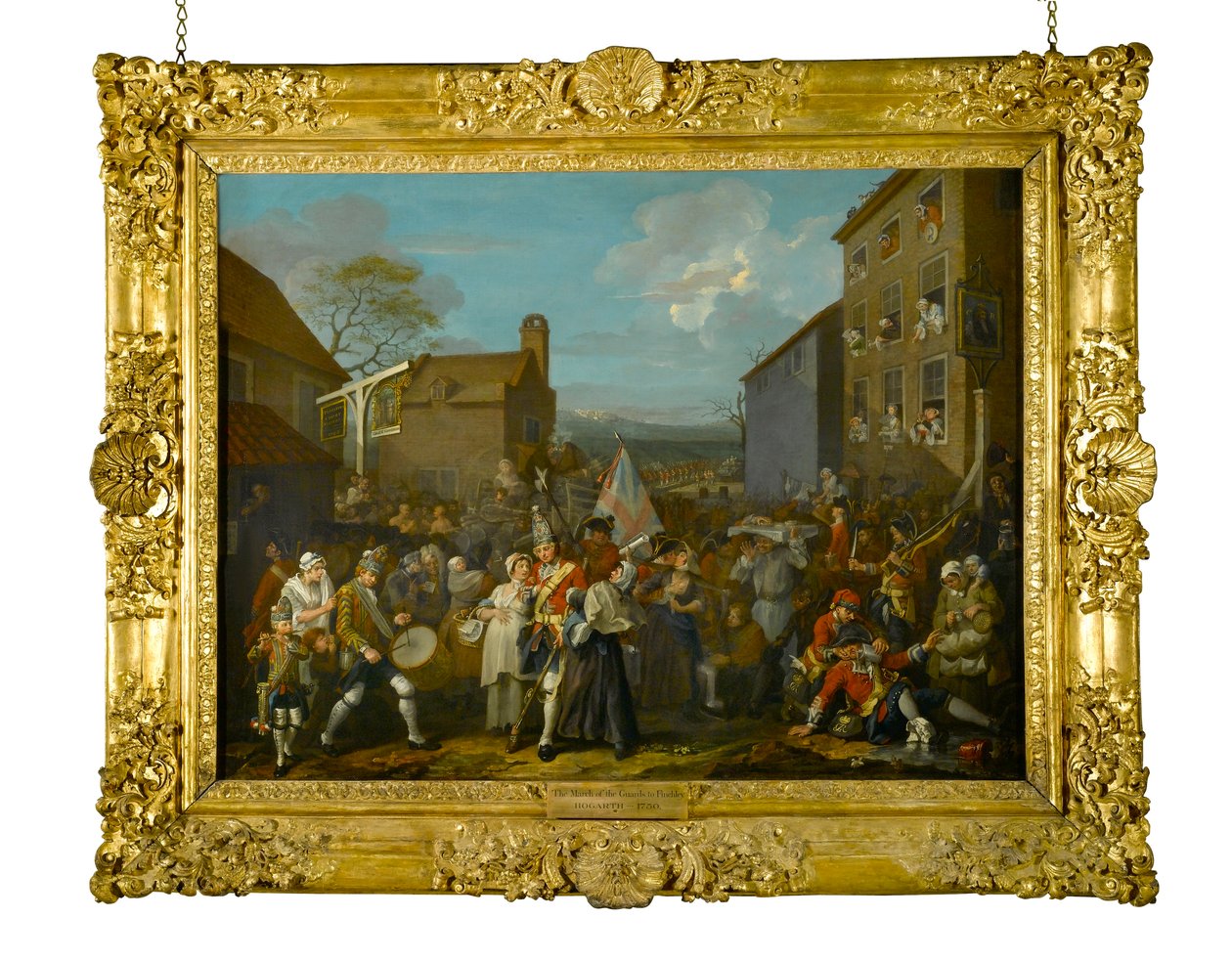 La marcha de los guardias a Finchley, 1750 de William Hogarth