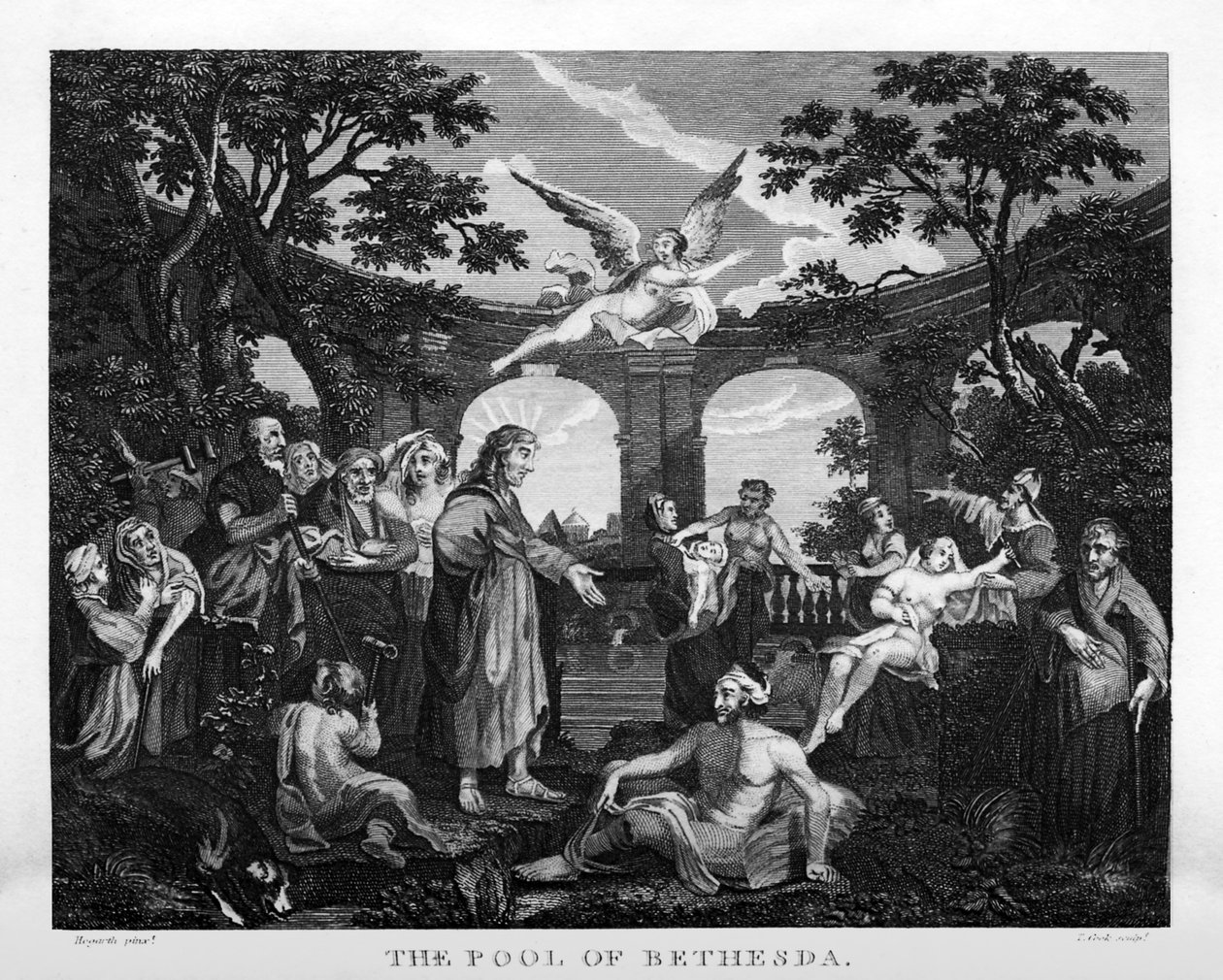 El Estanque de Betesda de William Hogarth