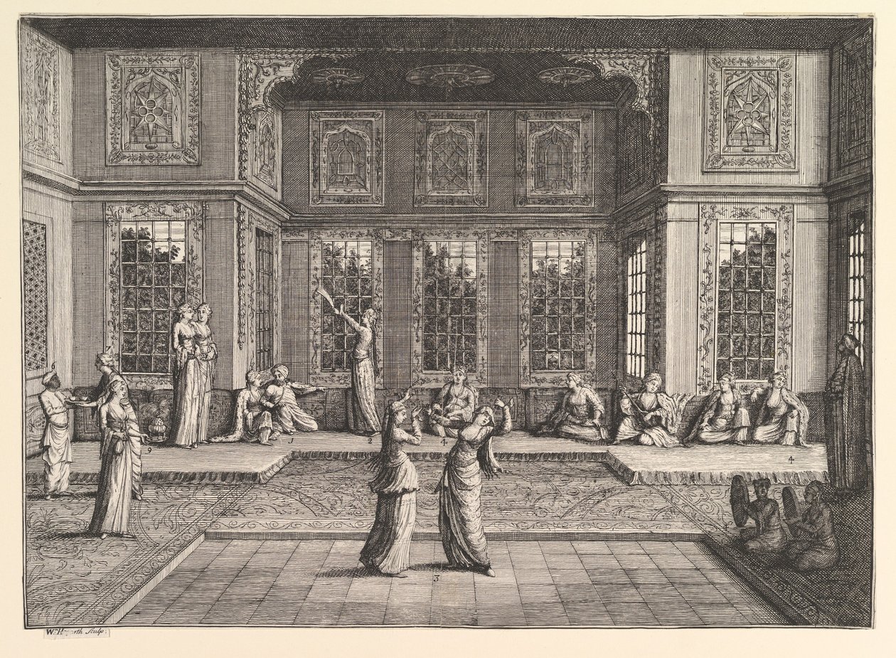 El Seraglio Aubry de La Mottrayes Viajes por Europa, Asia y parte de... de William Hogarth