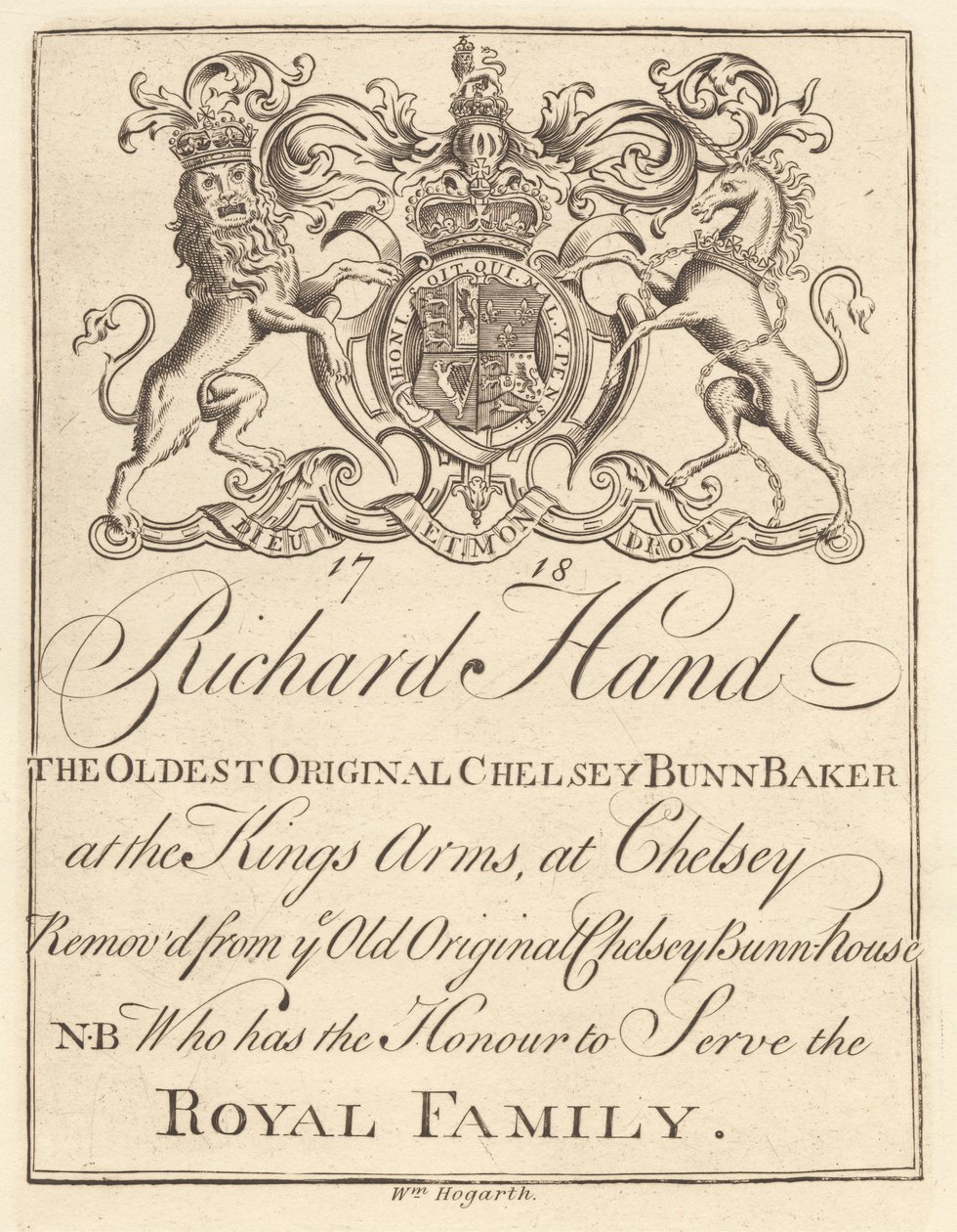 Trade Sheet for: Richard Hand, el panadero original más antiguo de Chelsey Bunn en el King