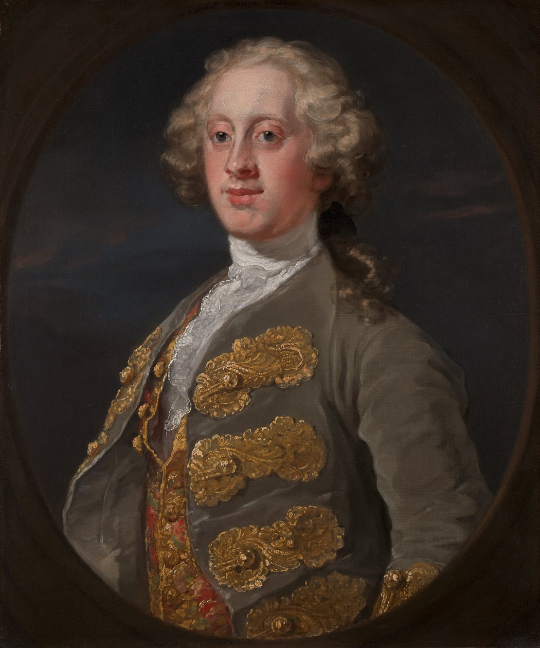 William Cavendish, marqués de Hartington, más tarde cuarto duque de Devonshire de William Hogarth