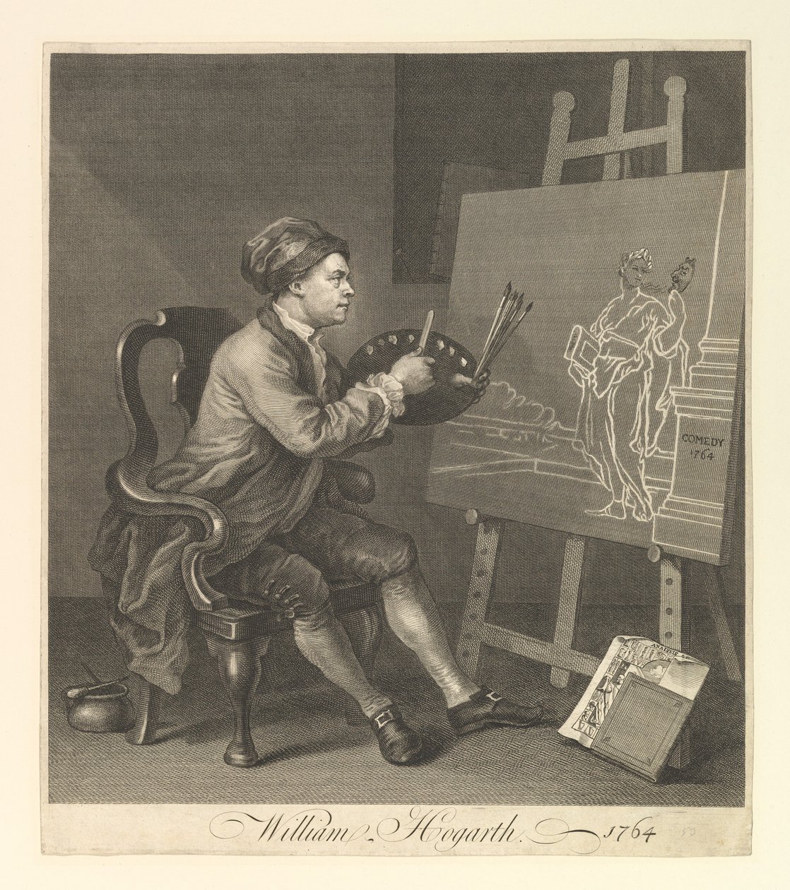 William Hogarth, pintor sargento de Su Majestad, 1764 de William Hogarth
