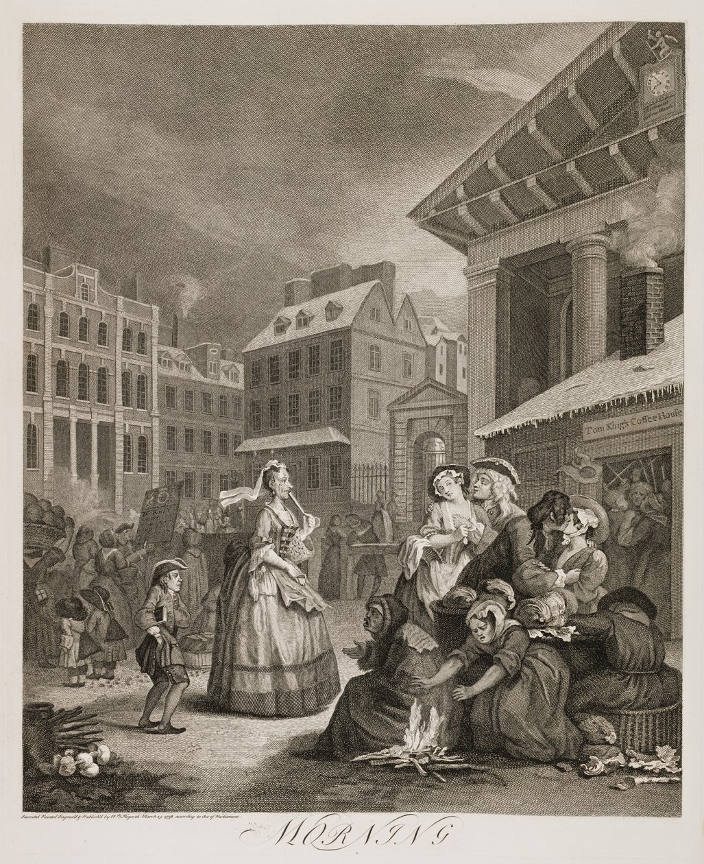 es: Los cuatro momentos del día: Por la mañana de William Hogarth