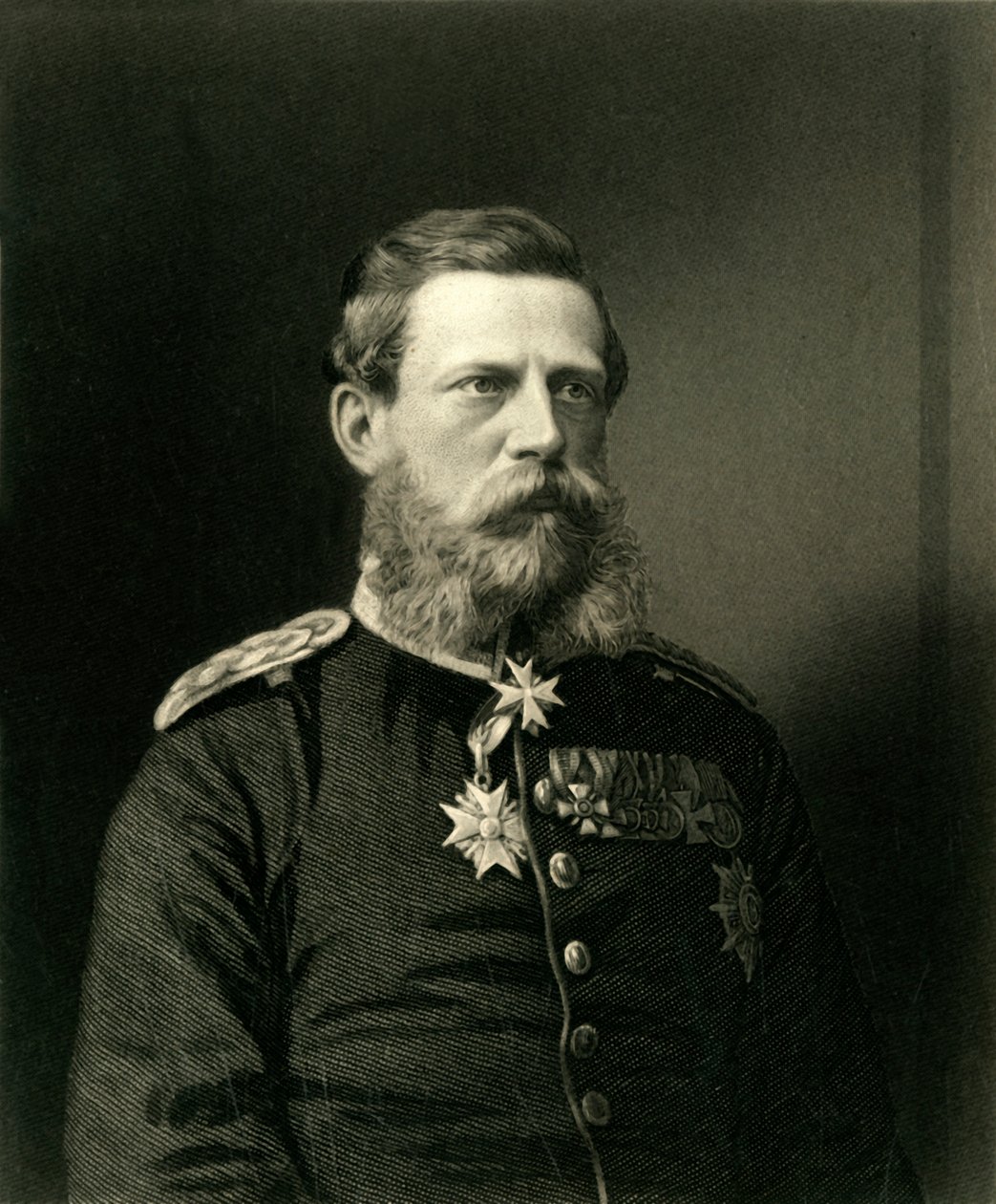Príncipe heredero de Prusia, c. 1872 de William Holl