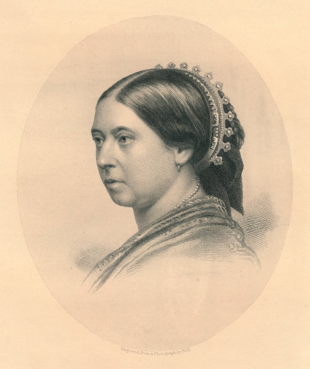 Su Majestad la Reina, c1860s de William Holl