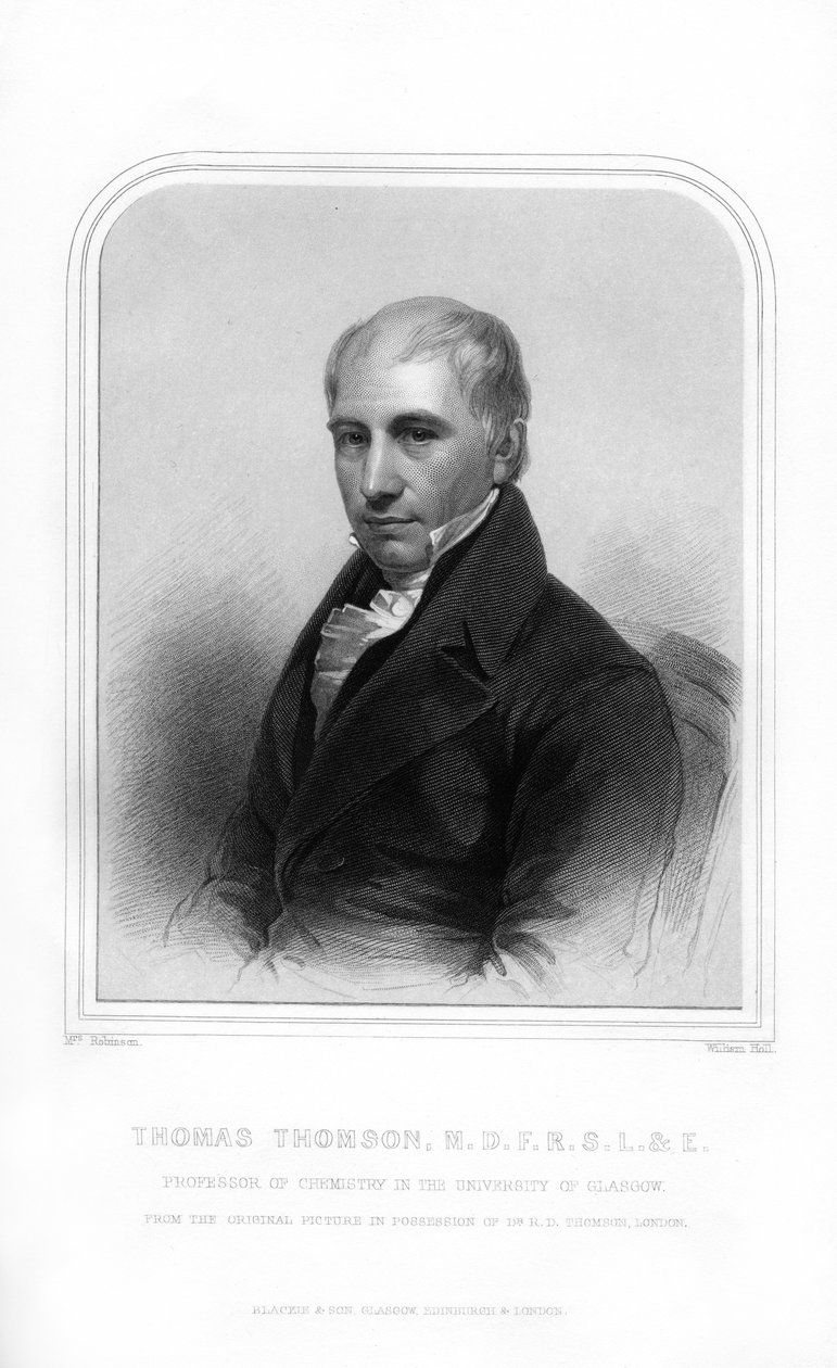 Thomas Thomson, químico escocés, 1870 de William Holl