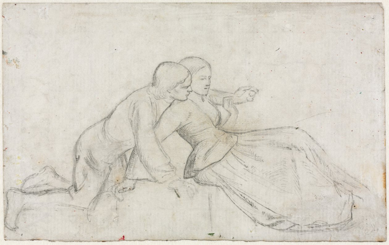 Study for "The Hireling Shepherd" de William Holman Hunt