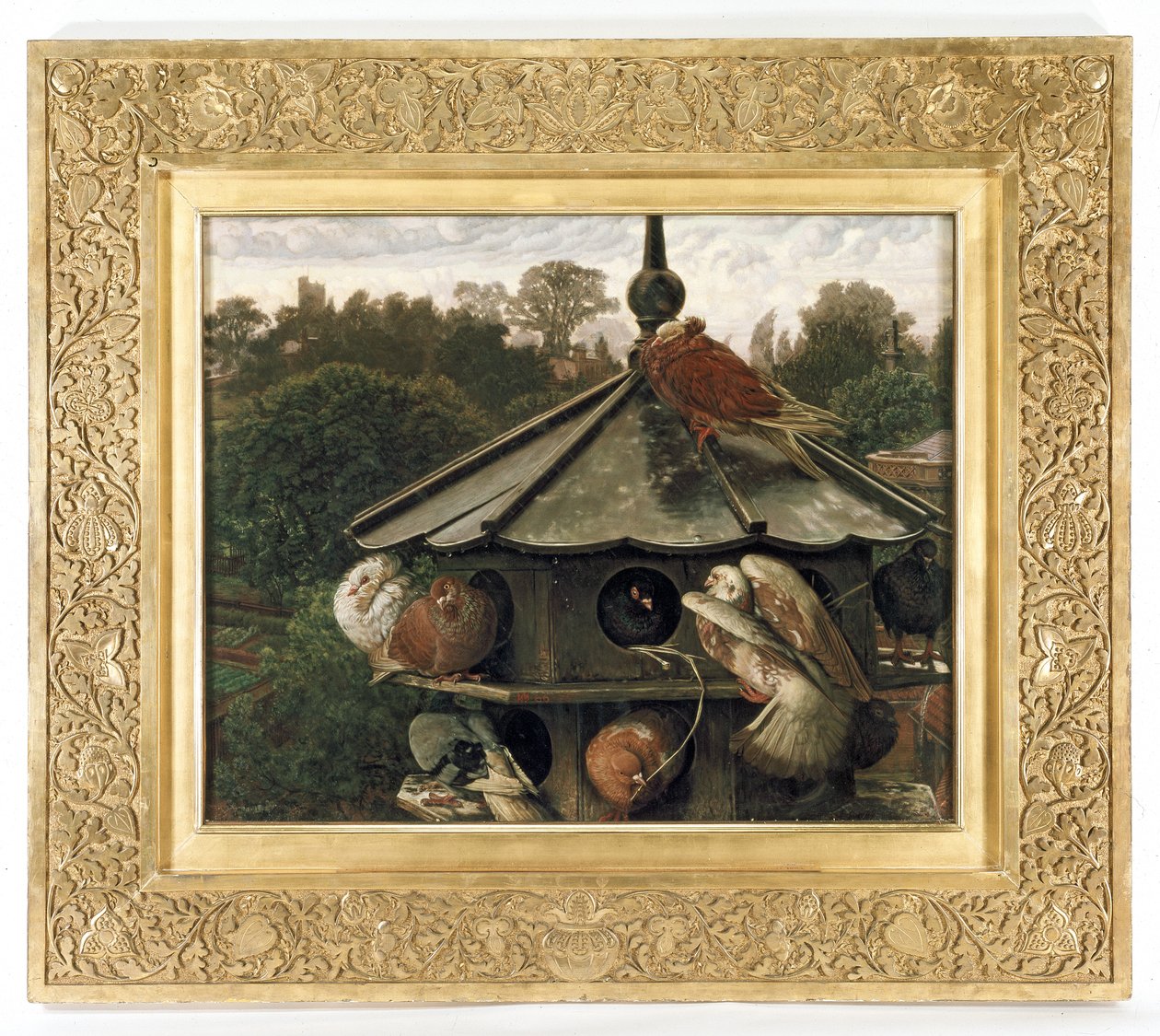 El Festival de San Swithin o El Palomar de William Holman Hunt