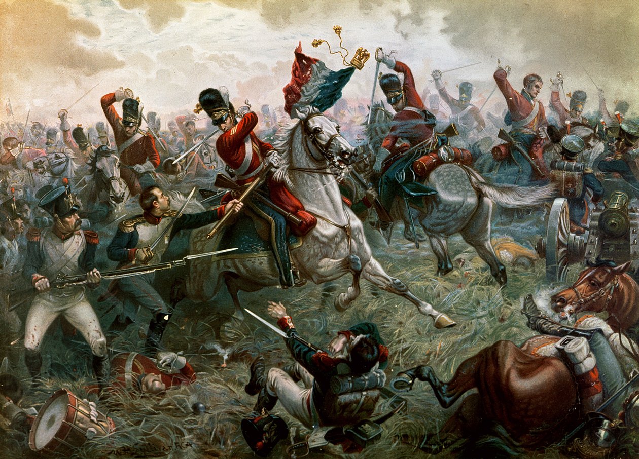Batalla de Waterloo, 18 de junio de 1815, 1898 de William Holmes Sullivan