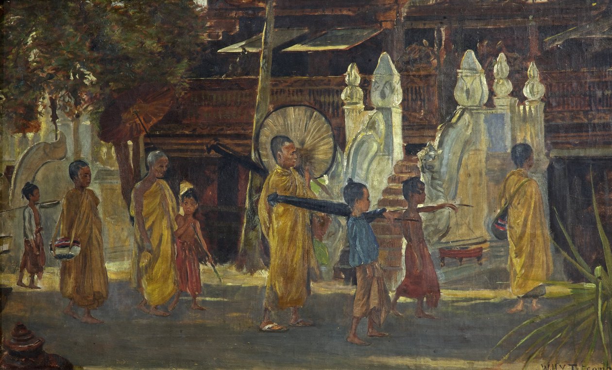 Una procesión en Birmania de William Holt Yates Titcomb