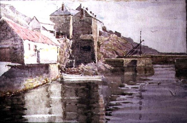 Entrada al Puerto, Polperro de William Holt Yates Titcomb