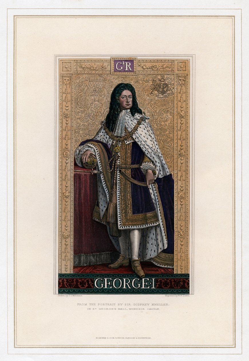 Jorge I, Rey de Gran Bretaña de William Home Lizars