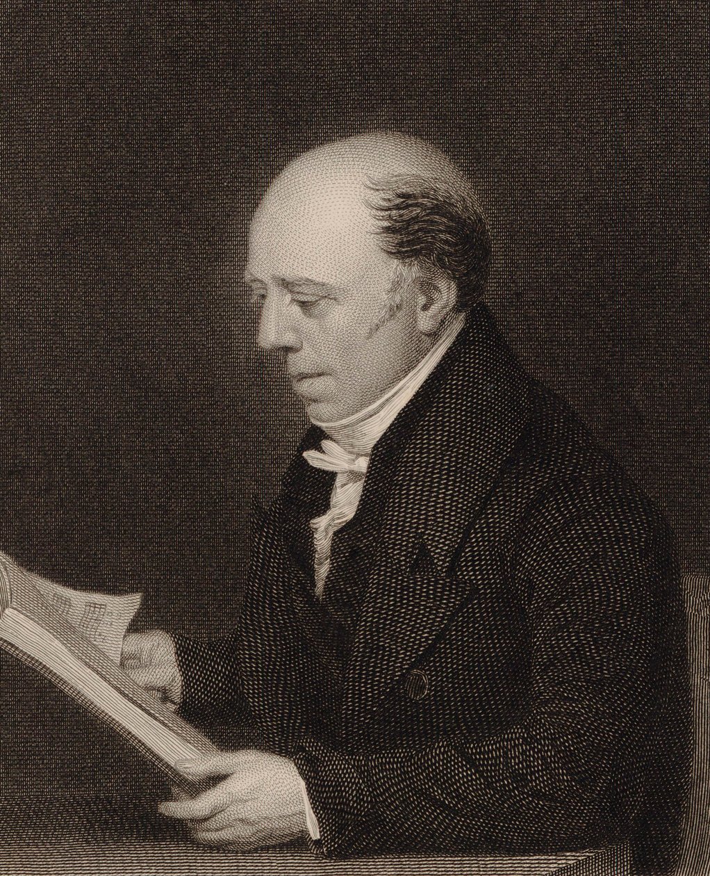 Retrato de Vincent Novello 1781-1861 de William Humphrys