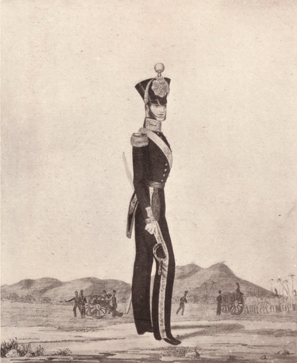 Oficiales de la Artillería de Pie del Ejército de Madrás, 1841 de William Hunsley