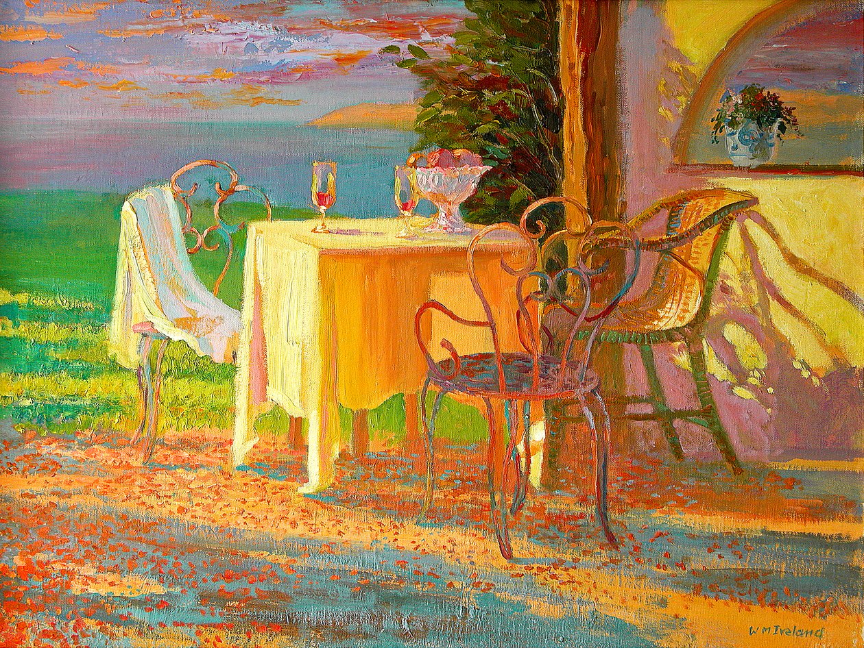 Terraza al atardecer, 2003 de William Ireland