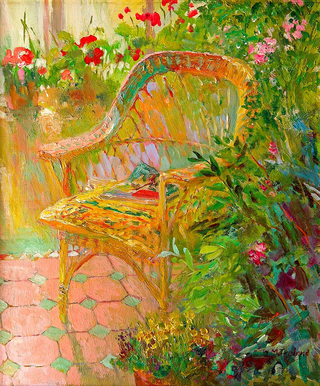 Silla de mimbre, 2000 de William Ireland