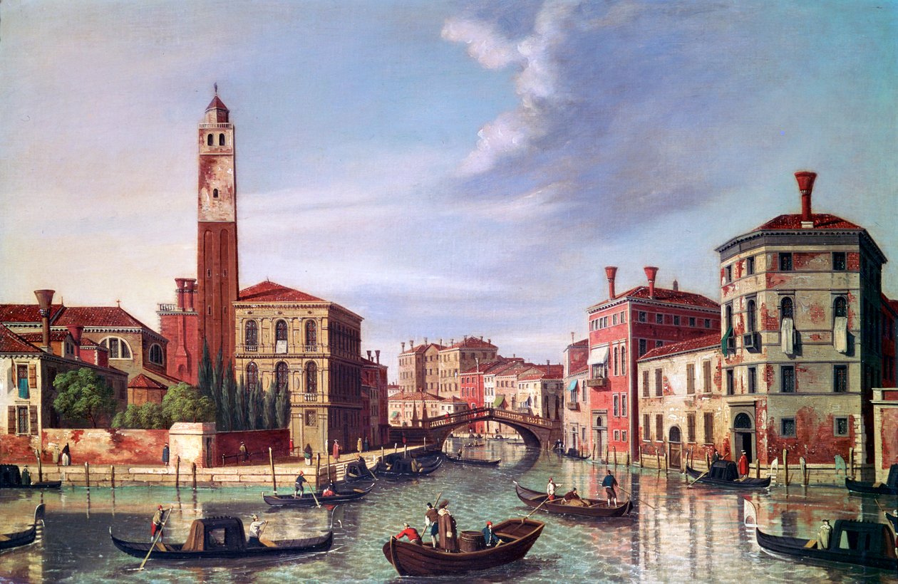 Palazzo Labia, Canal Cannaregio, c1750-1771 de William James