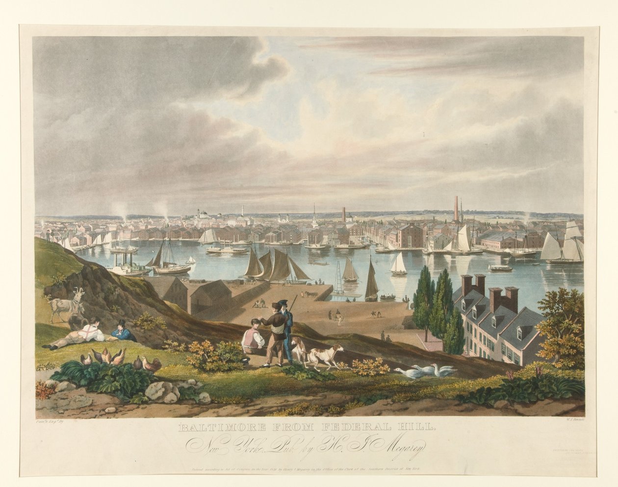 Baltimore desde Federal Hill de William James Bennett