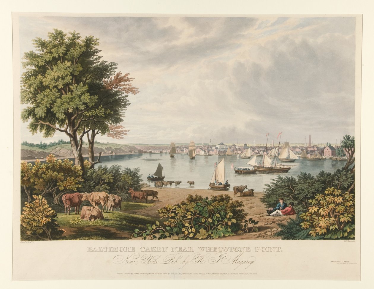 Baltimore, tomada cerca de Whetstone Point de William James Bennett