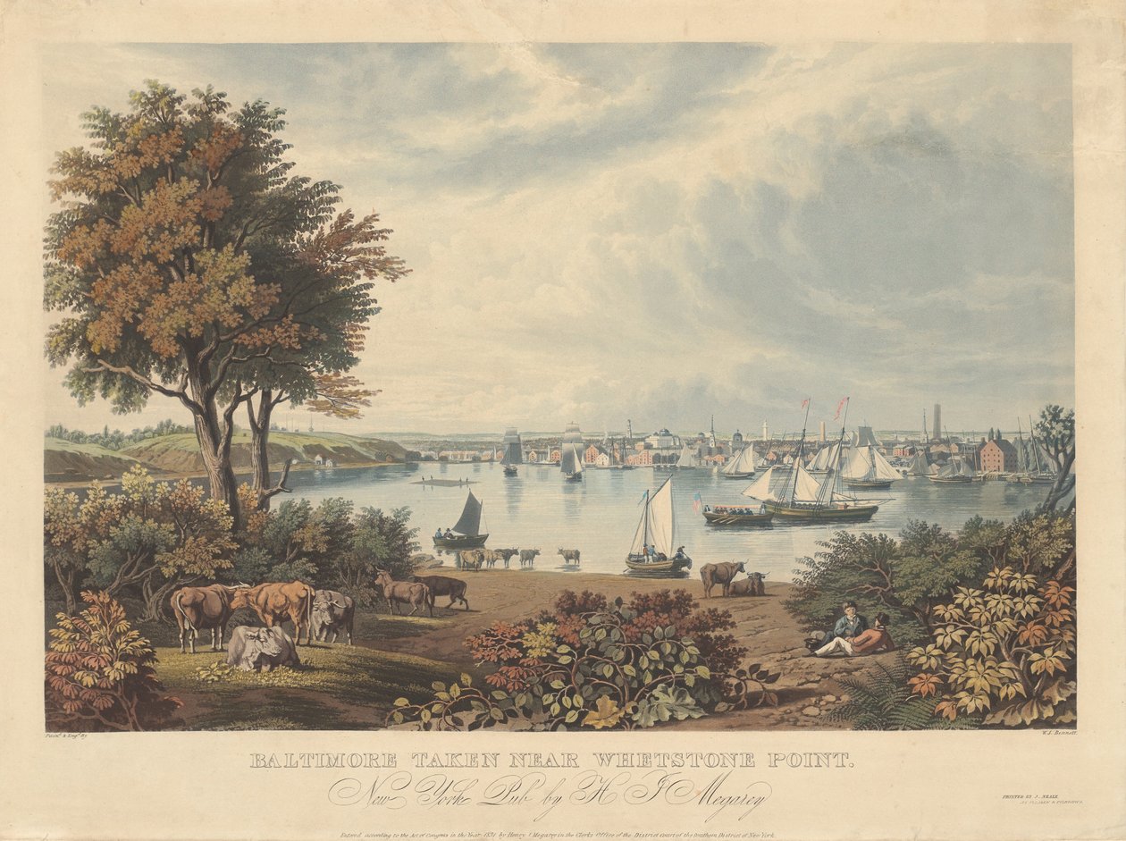 Baltimore tomado cerca de Whetstone Point de William James Bennett