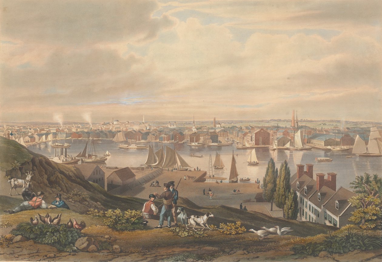 Baltimore desde Federal Hill de William James Bennett
