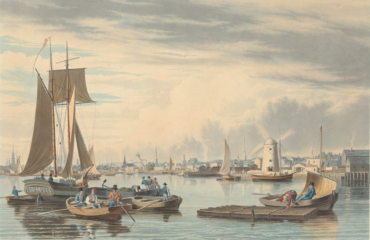 Boston: Desde City Point cerca de Sea Street de William James Bennett