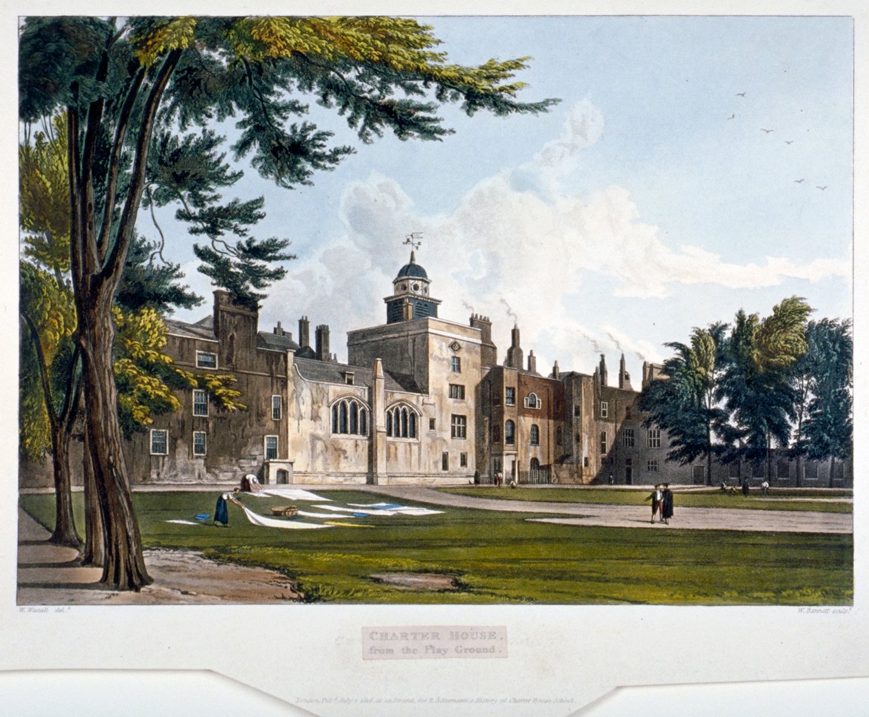 Charterhouse, Finsbury, Londres, 1816 de William James Bennett