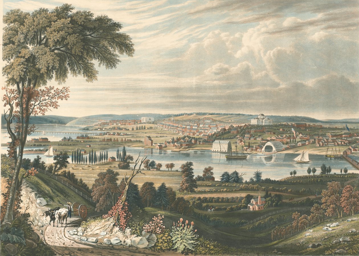 Ciudad de Washington: Desde más allá de los astilleros de la Marina de William James Bennett
