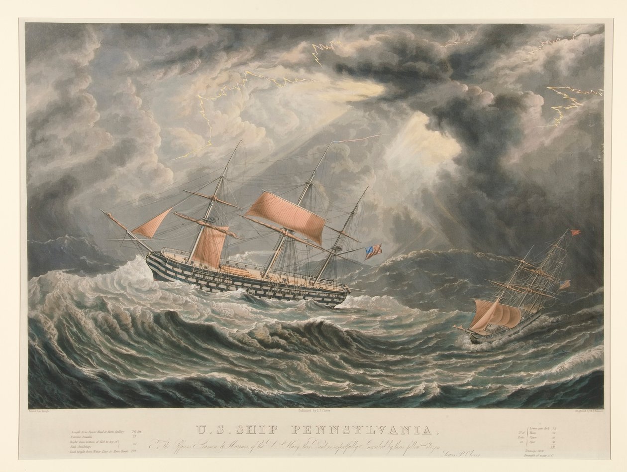 Barco estadounidense Pensilvania de William James Bennett
