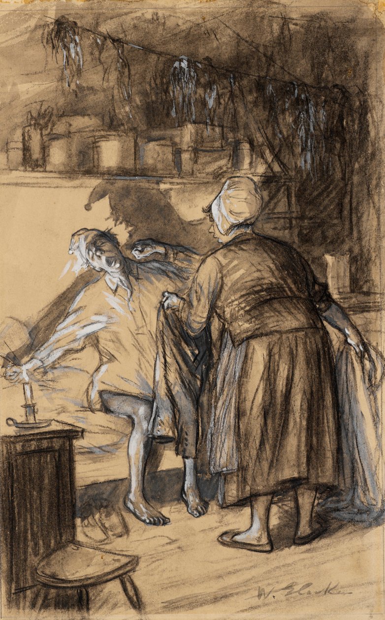 Aquí están tus pantalones de William James Glackens
