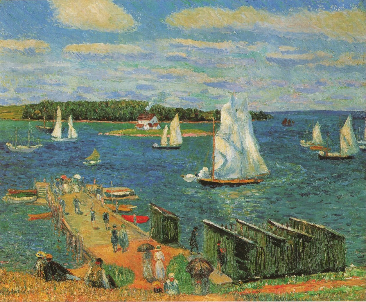 Bahía de Mahone, 1910 de William James Glackens