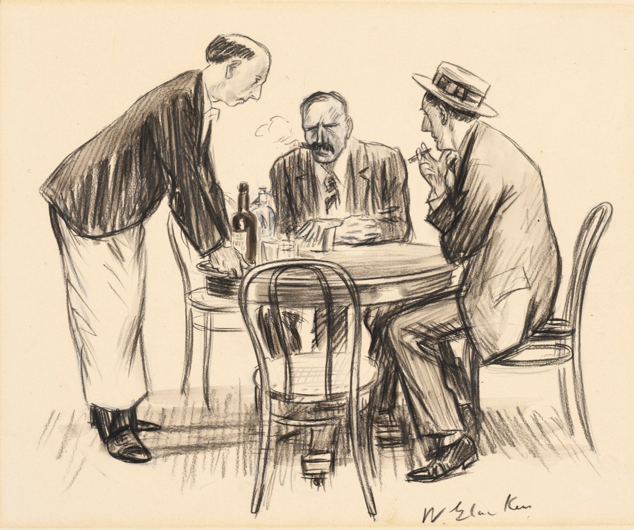 Nunca más, comentó con tristeza de William James Glackens