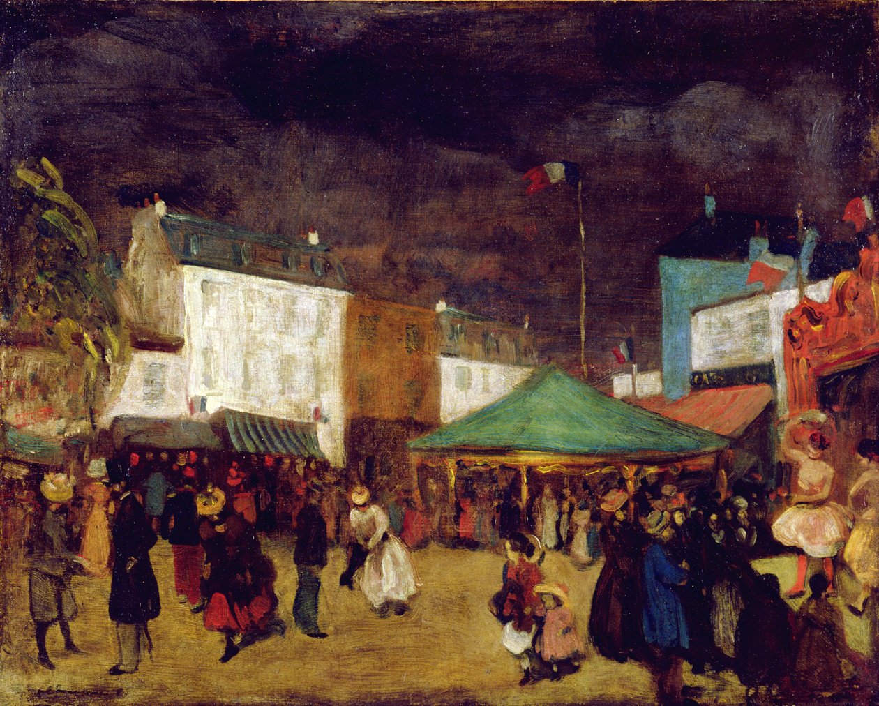 La Feria del Condado, c.1895 de William James Glackens