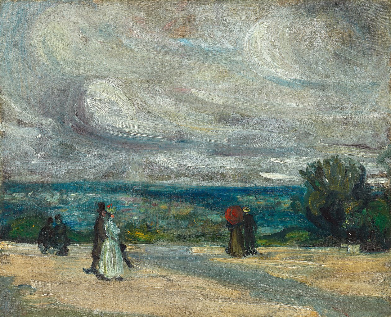 La terraza de William James Glackens