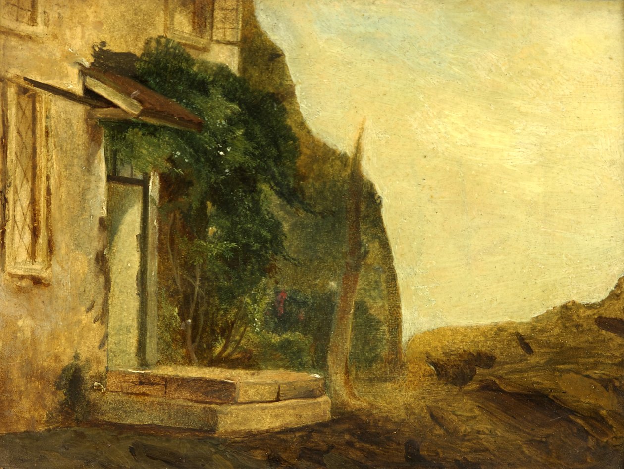 Entrada de una cabaña de William James Muller