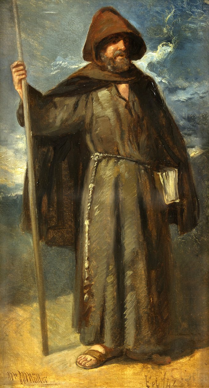 Un monje de William James Muller
