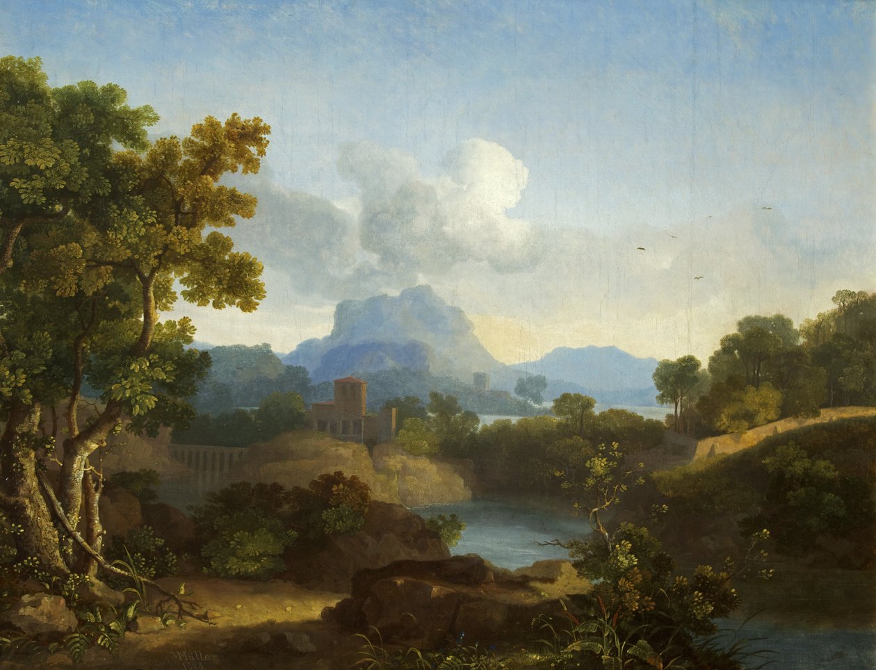 Paisaje Clásico de William James Muller