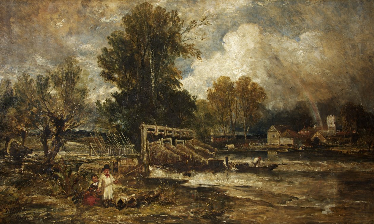 Trampas para Anguilas en Goring de William James Muller