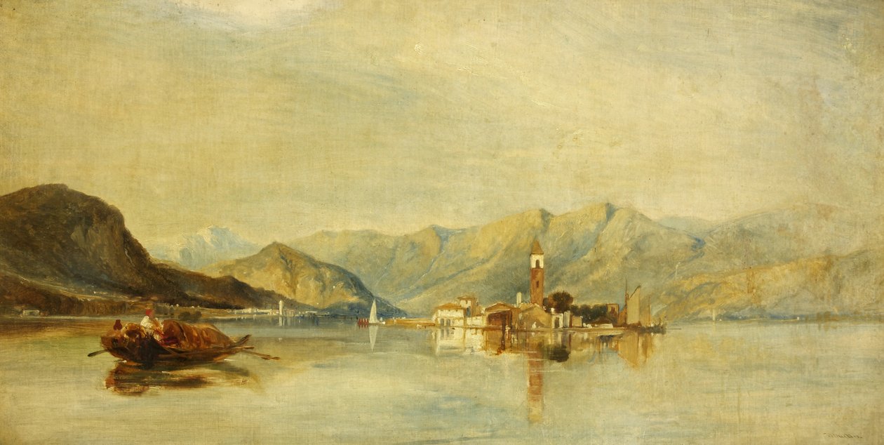 Lago Maggiore e Isola Bella de William James Muller