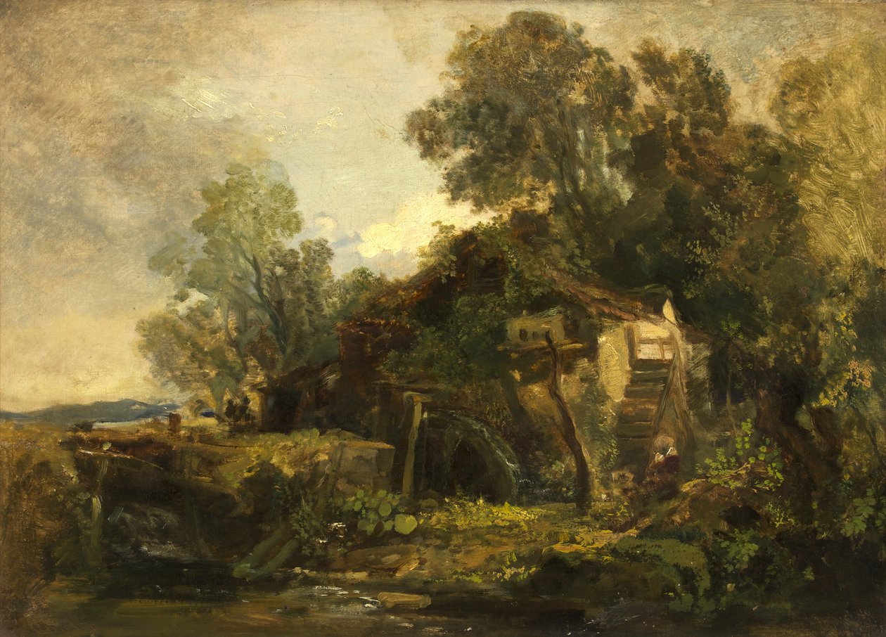 Molino en Mells, Somerset de William James Muller