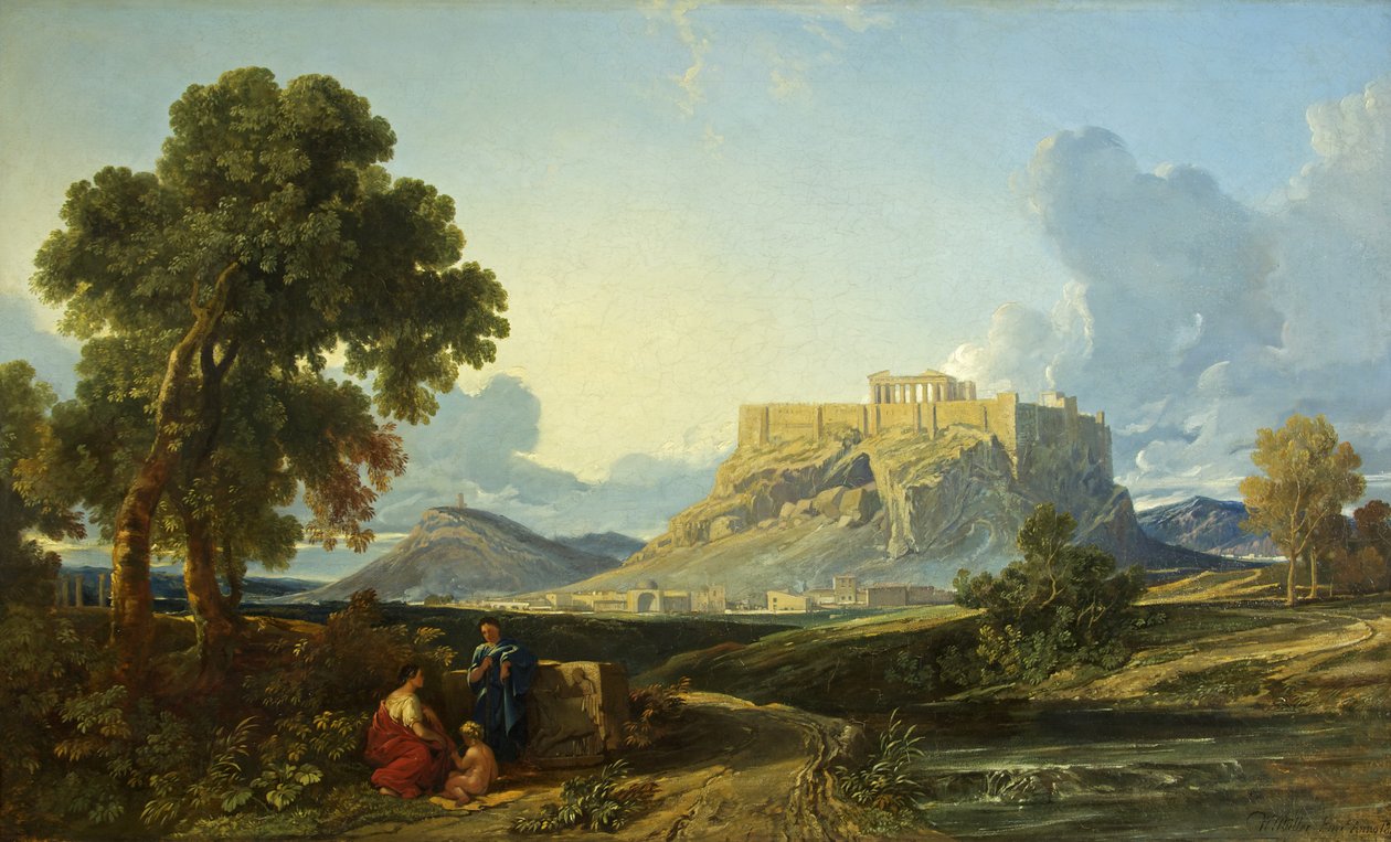 La Acrópolis, Atenas de William James Muller