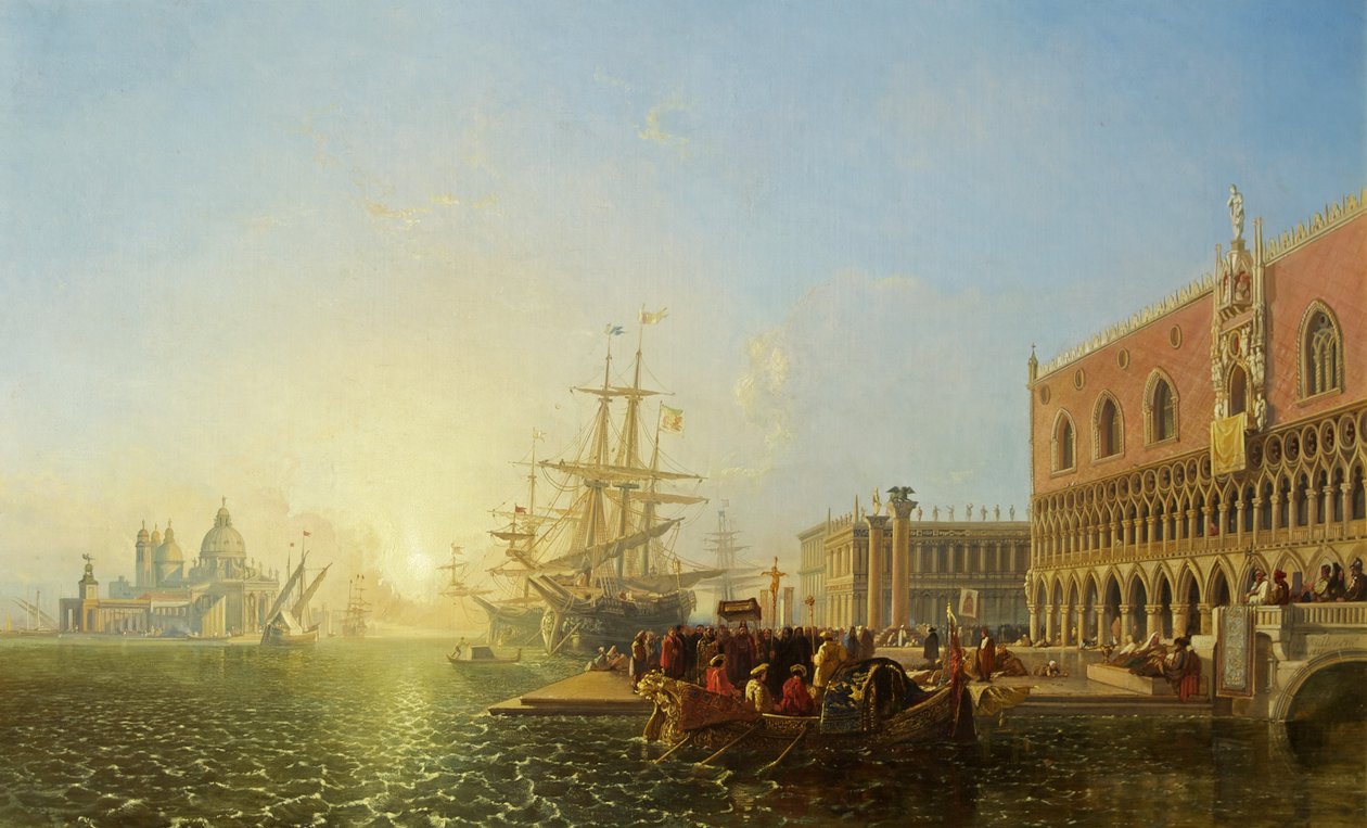 El Palacio Ducal, Venecia de William James Muller