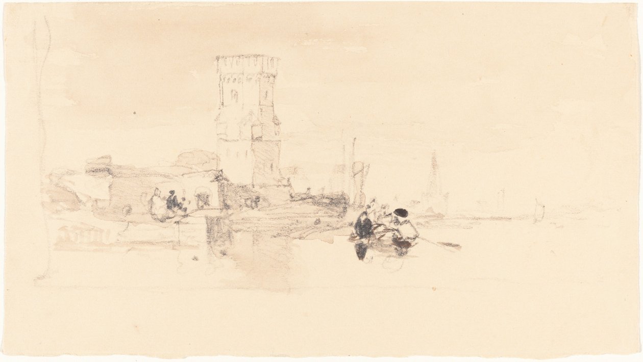 Torre con vista al agua de William James Muller