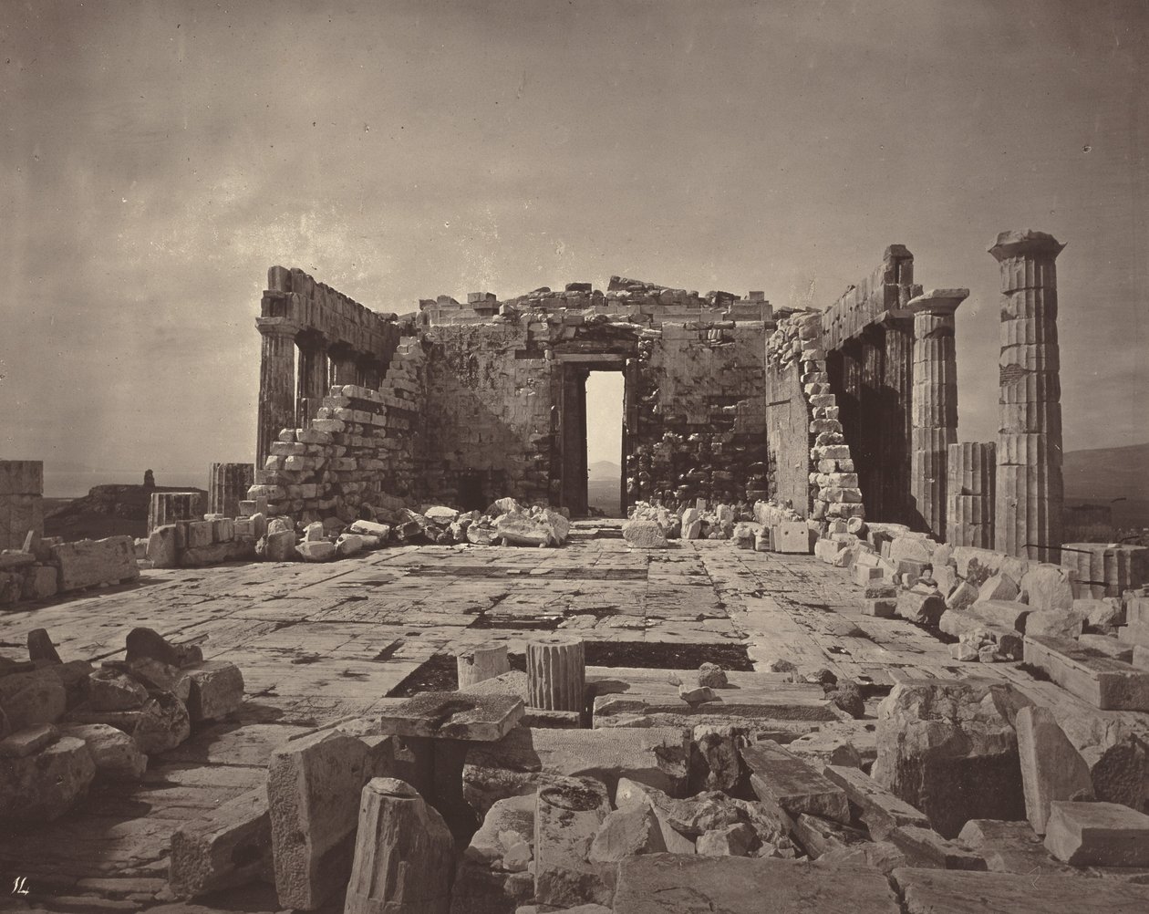 La Acrópolis de Atenas, lámina 14,1869/1870 (foto) de William James Stillman