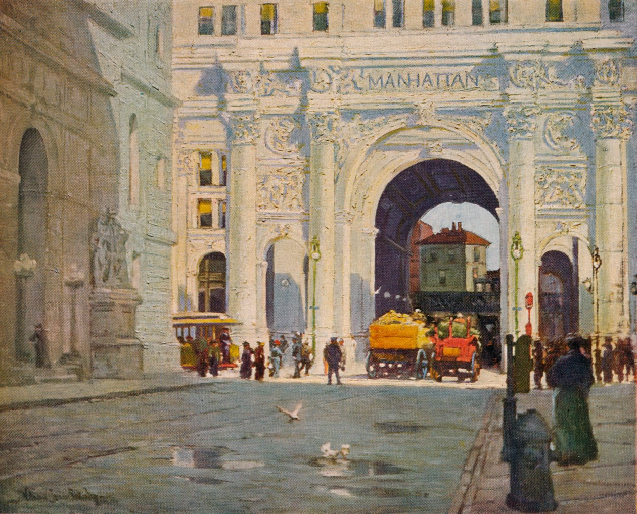 La puerta de la ciudad, c. 1917 de William Jean Beauley