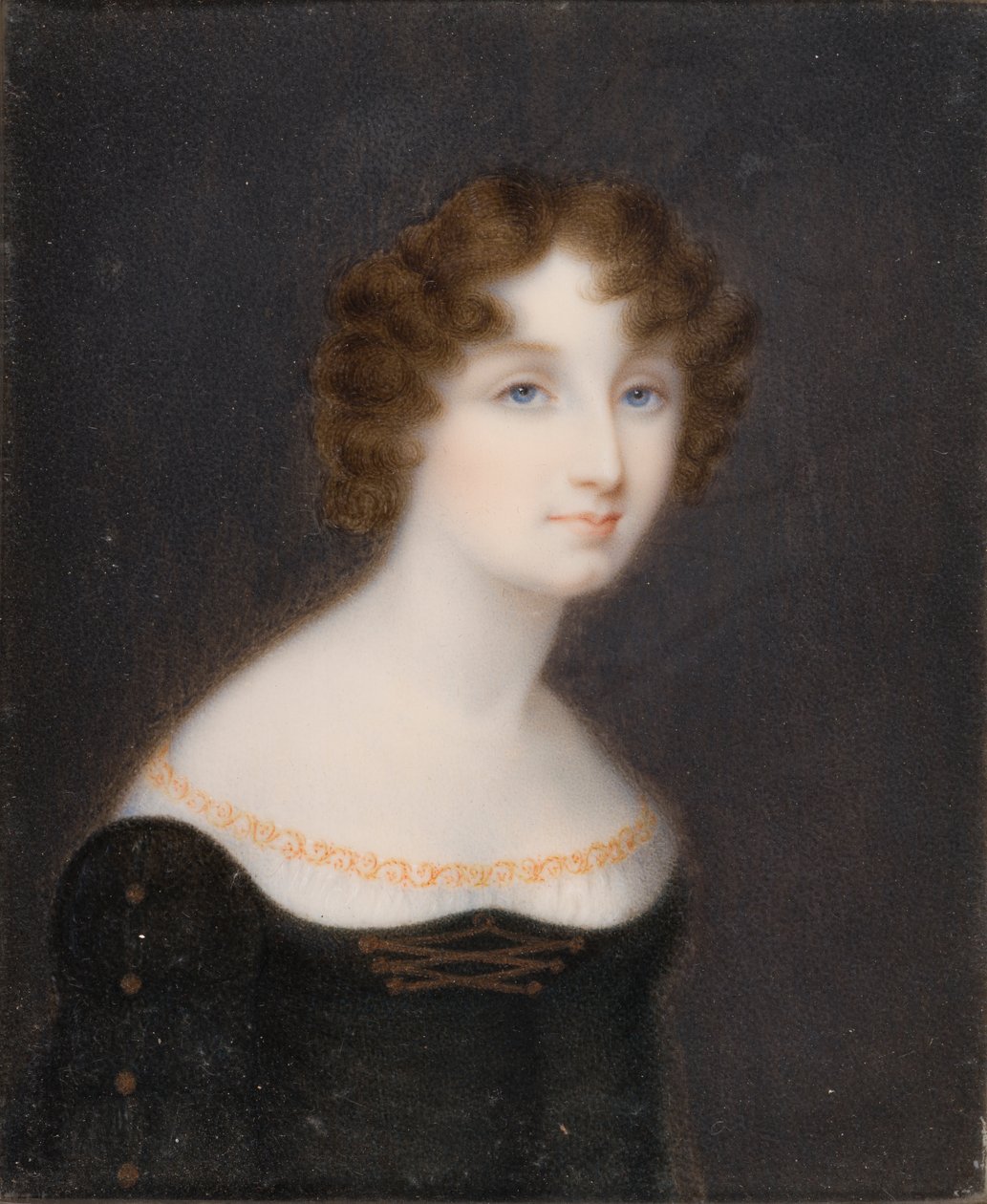Retrato de Georgina Elizabeth, esposa del segundo conde de Bradford (1792-1842), c.1828-42 (óleo sobre lienzo) de William John (after) Newton