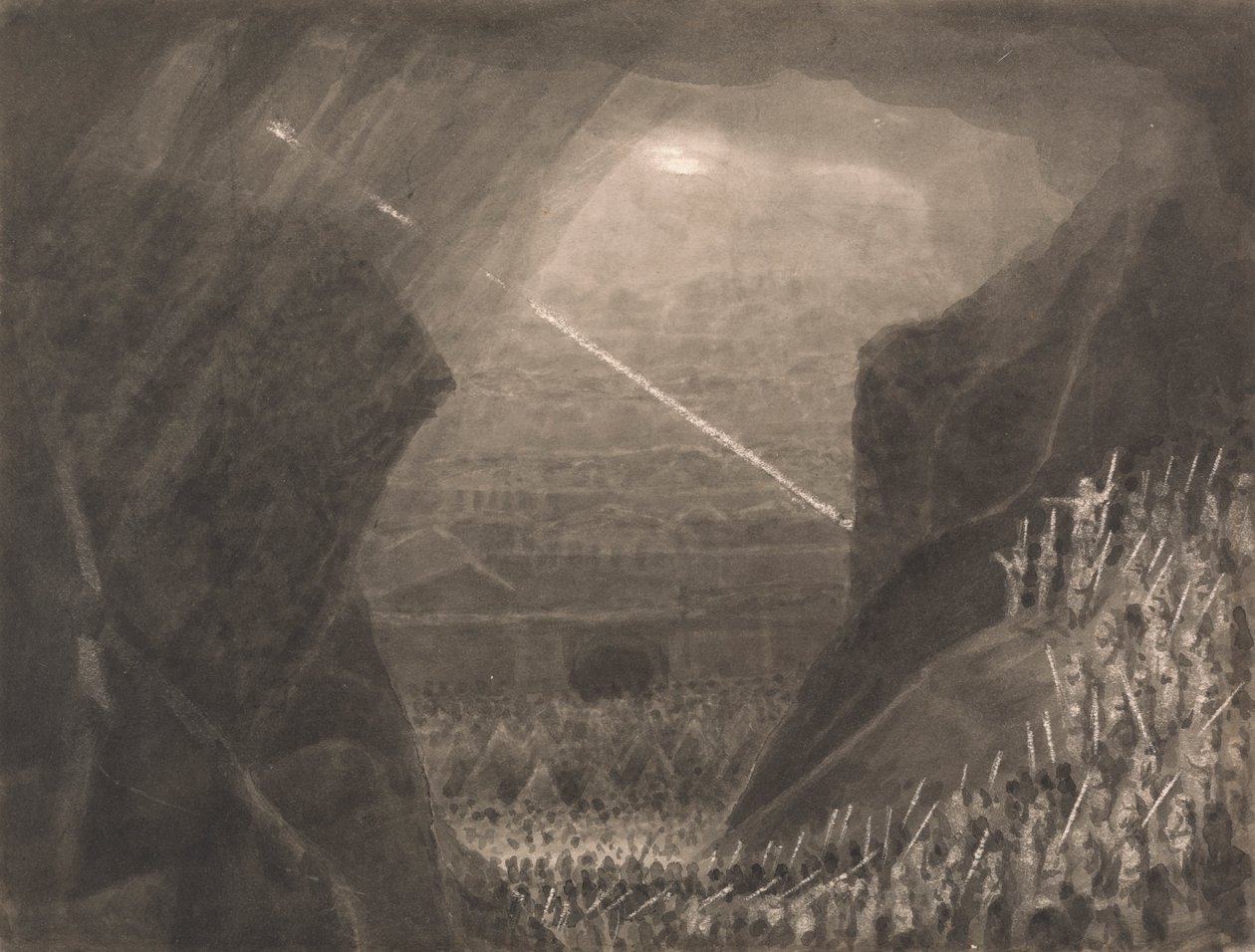 Josué entrega Gabaón de William John Chamberlayne