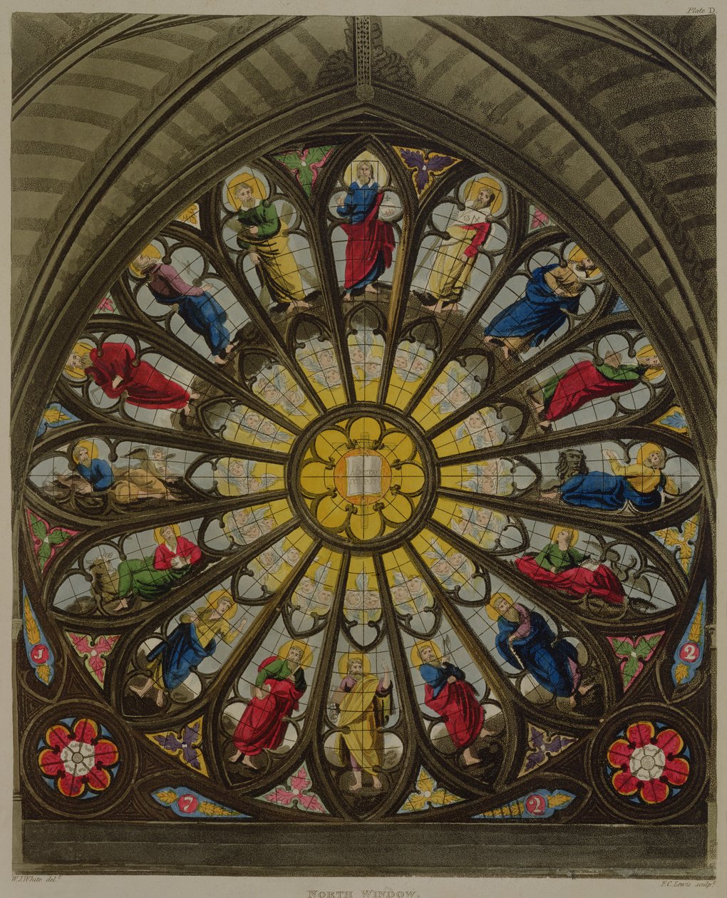La ventana norte, placa D de 