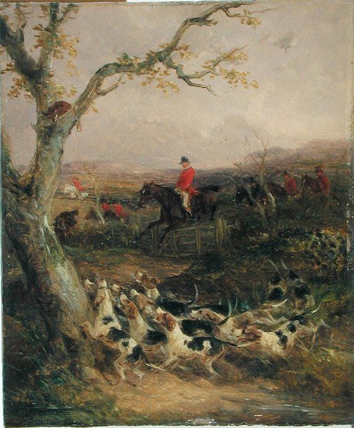 Un viento del sur y un cielo nublado proclaman una mañana de caza de William Joseph Shayer