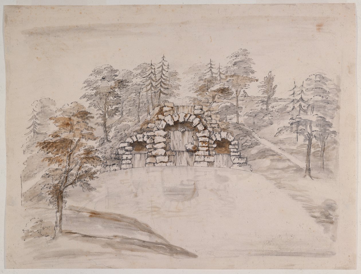Chiswick, diseño para una cascada de William Kent